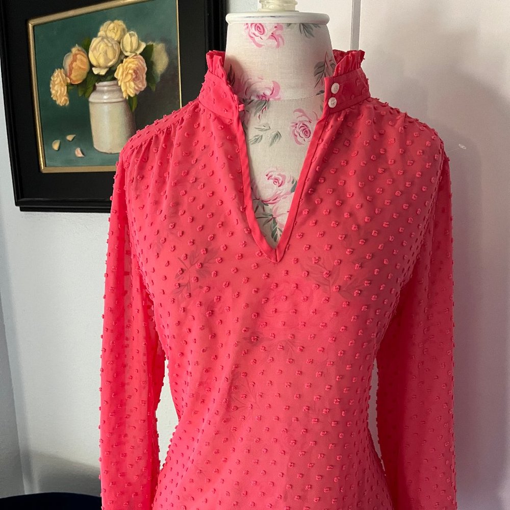 J. Crew Blouse in Coral